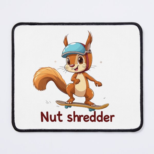 Item preview, Nut Shredder - The Squirrel of Extreme Skateboarding designed and sold by latelierdechris.