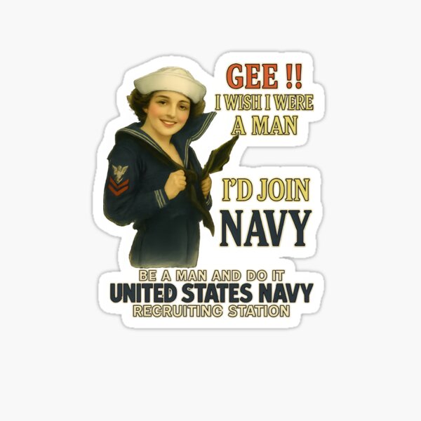 Item preview, Restored Vintage Navy Recruitment poster.  designed and sold by Vellum-and-venegar.