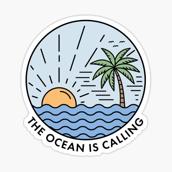 Aperçu de l'œuvre L'océan t'appelle créée et vendue par PaulSDesign.