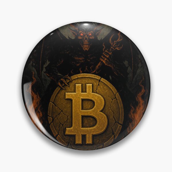 Item preview, Bitcoin Devil Art designed and sold by CyberRex.