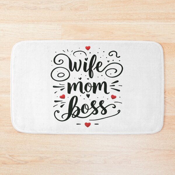 Item preview, Wife Mom Boss - Affirmation of Strength and Pride designed and sold by latelierdechris.