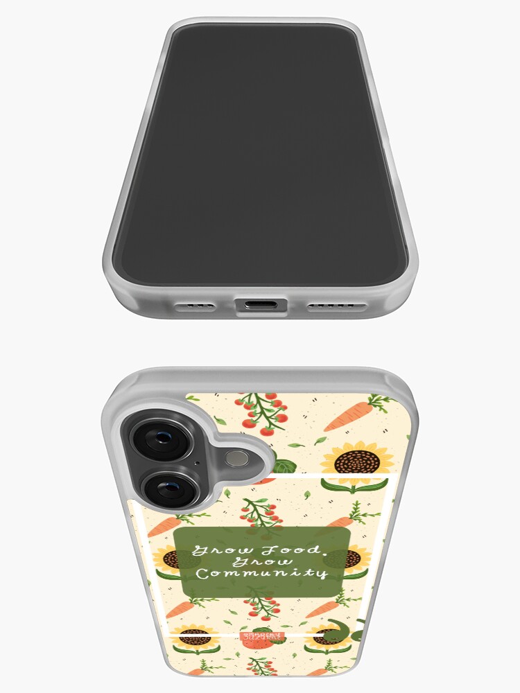 Thumbnail 3 of 5, iPhone Case, Grow Food, Grow Community designed and sold by TheLosersLounge.
