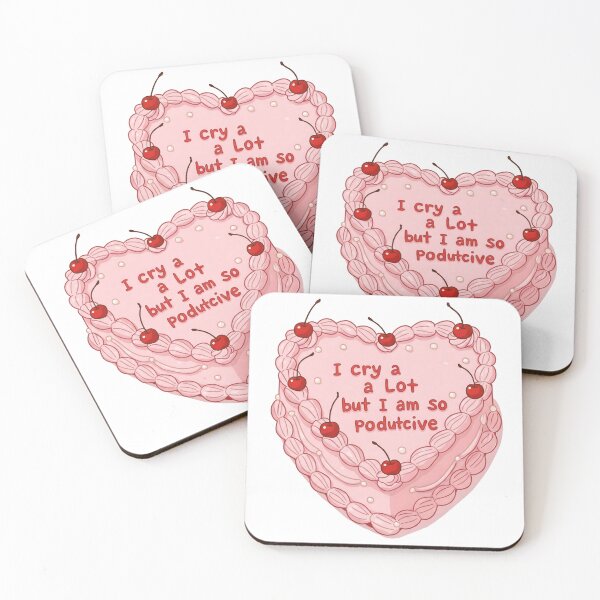 Item preview, I cry a lot, but I am so productive cake designed and sold by svarupa.