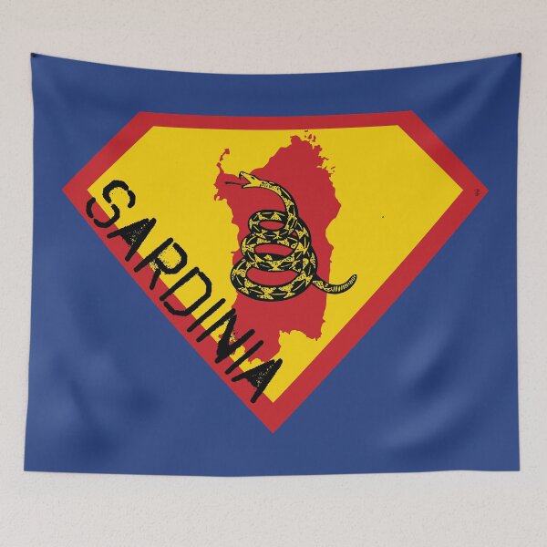 Item preview, SARD SARDINIAN SHIELD - Freedom Is The Superpower -  Gadsden Snake Flag - Dont Tread On Me SUPERHERO SARDINIA spellout design designed and sold by pelagio.