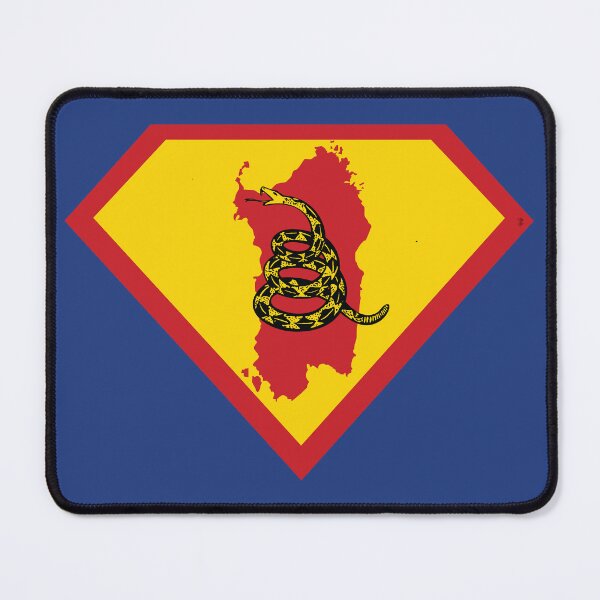 Item preview, SARD SARDINIAN SHIELD - Freedom Is The Superpower - Gadsden Snake Flag - Dont Tread On Me SUPERHERO SARDINIA design designed and sold by pelagio.