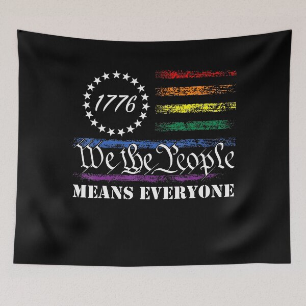 Item preview, American Flag LGB We The People Means Everyone designed and sold by lidanmasi.