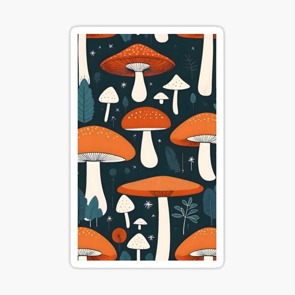 Item preview, mushroom collection designed and sold by CaitlinSweet.
