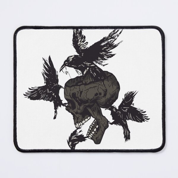 Item preview, Skull crows birds black misfortune fantasy designed and sold by Achille3777.