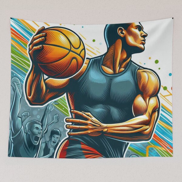 Item preview, Intense basketball game with energy designed and sold by Sigtrix.