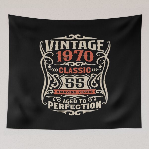 Item preview, 55th Birthday Vintage 1970 Classic 55 Amazing Years designed and sold by eclecTEEq.