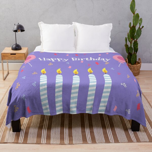 Item preview, Party Illustration with Happy Birthday and Candle designed and sold by AlginaPugachova.