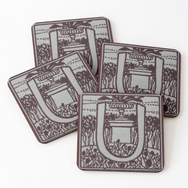 Item preview, Art by Mike Linocut and digitally edited, Alphabet Letter U, combinable designed and sold by allartbymike.