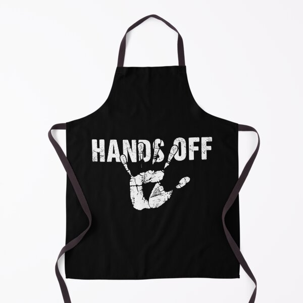 Item preview, Grunge "HANDS OFF" Text Design with Bold Handprint designed and sold by Hooodify.