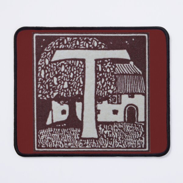Item preview, Art by Mike Linocut and digitally edited, Alphabet Letter T, combinable designed and sold by allartbymike.