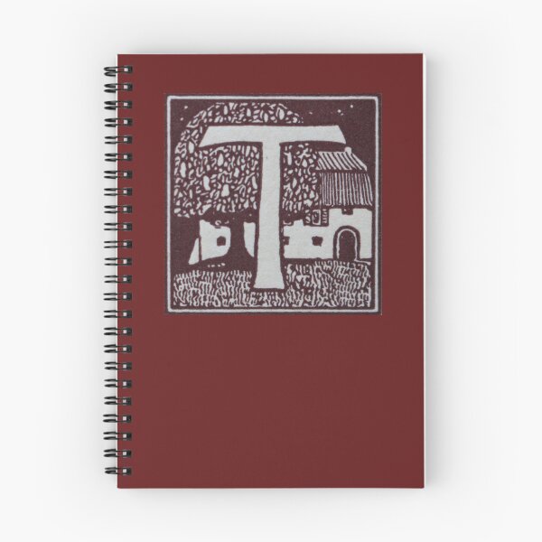 Item preview, Art by Mike Linocut and digitally edited, Alphabet Letter T, combinable designed and sold by allartbymike.