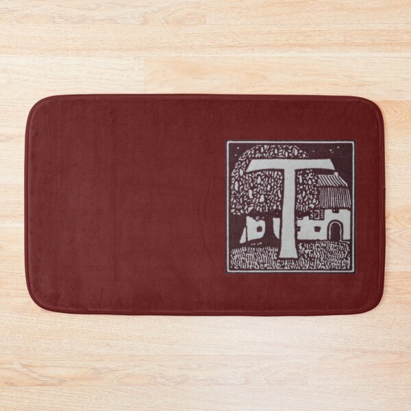 Item preview, Art by Mike Linocut and digitally edited, Alphabet Letter T, combinable designed and sold by allartbymike.