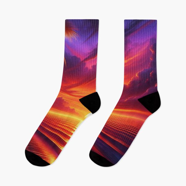 Item preview, AI-Designed Beach Sunset with Clear Water – Captivating Ocean Artwork for Clothing, Accessories & Beach Lovers designed and sold by knalpot-design.