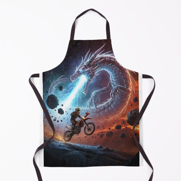 Item preview, Cosmic Showdown: Rider vs. Mechanical Dragon designed and sold by KoolArtDistrict.