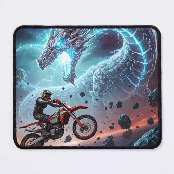 Item preview, Cosmic Showdown: Rider vs. Mechanical Dragon designed and sold by KoolArtDistrict.
