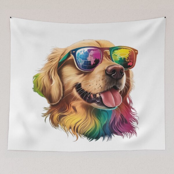 Item preview, Cute dog with sunglasses designed and sold by BugiDesignArt.