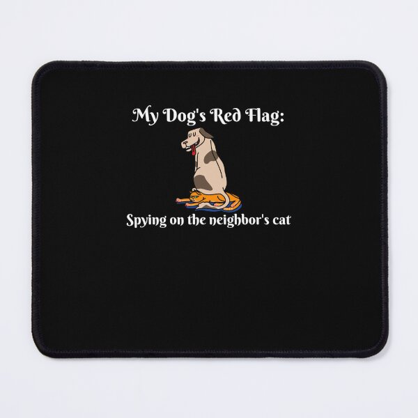 Item preview, My Dog's Red Flags designed and sold by PandaInkLab.