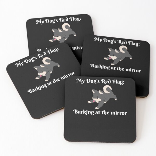 Item preview, My Dog's Red Flags designed and sold by PandaInkLab.