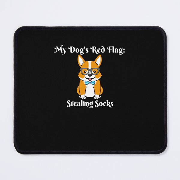 Item preview, My Dog's Red Flags designed and sold by PandaInkLab.