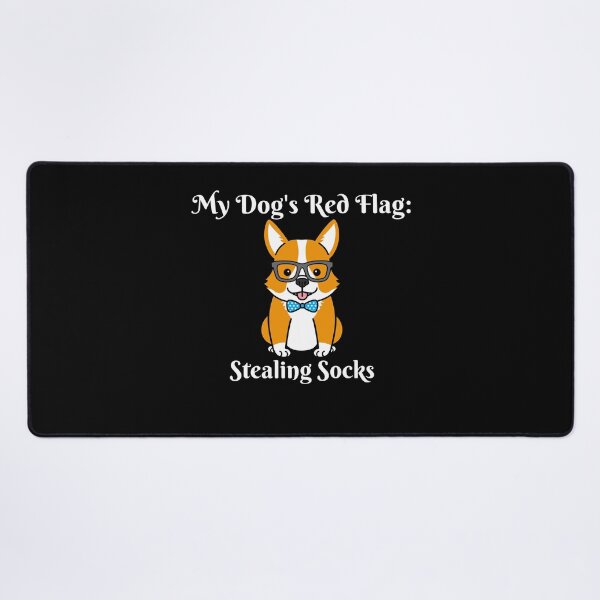 Item preview, My Dog's Red Flags designed and sold by PandaInkLab.