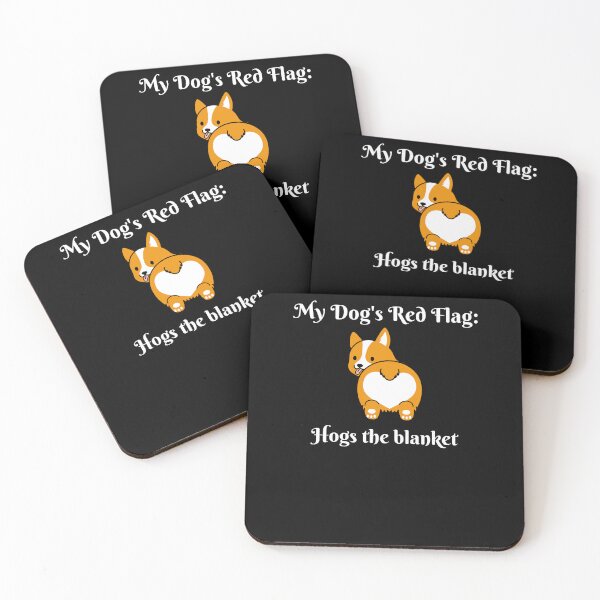 Item preview, My Dog's Red Flags designed and sold by PandaInkLab.