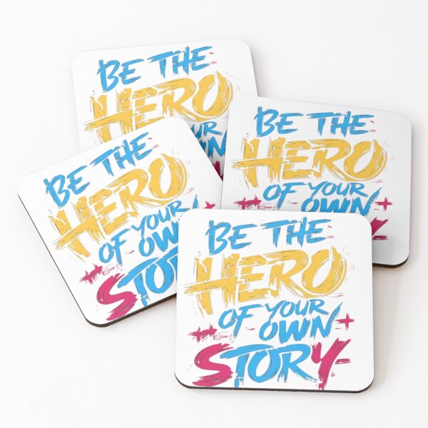 Item preview, Motivational T-shirt – Be the Hero of Your Story designed and sold by RanditGOZ.