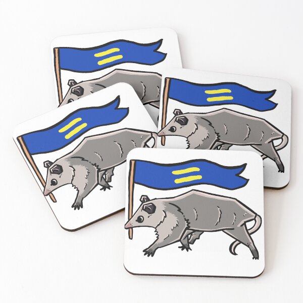 Item preview, equal human rights lgbtqia+ possum designed and sold by heyimleo.