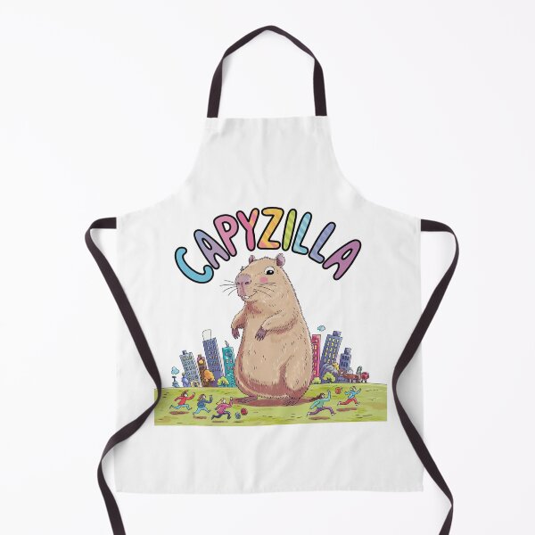 Item preview, Capyzilla, The Chillest Monster Attack Ever, Capybara, funnyfits70, Humor, Funny, retro, vintages, funny quotes, animal humor, designed and sold by FunnyFits70.