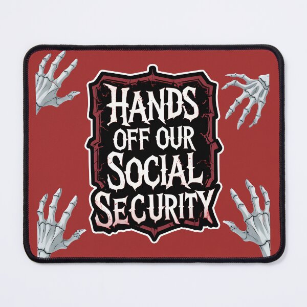 Item preview,  Hands Off Our Social Security - Spooky Protest Design designed and sold by HCNDesign.