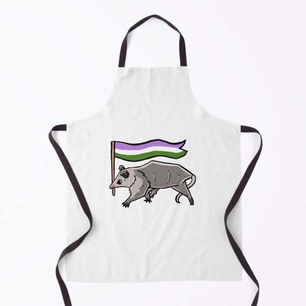 Item preview, genderqueer pride possum designed and sold by heyimleo.