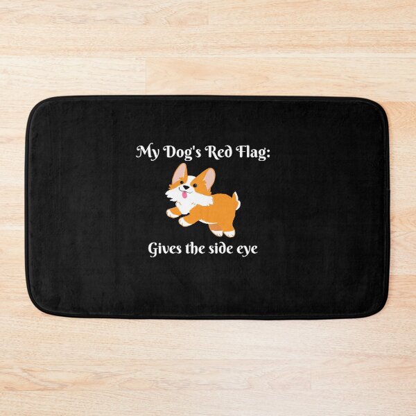 Item preview, My Dog's Red Flags designed and sold by PandaInkLab.