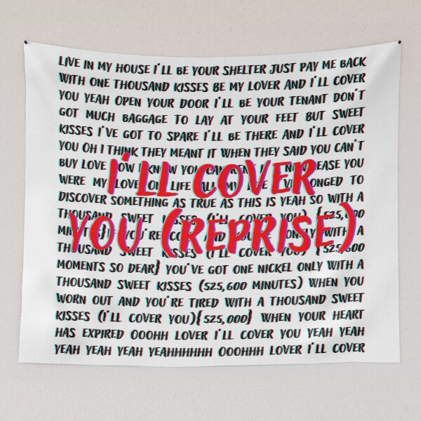 Item preview, Rent lyrics designed and sold by broadwaygirl142.