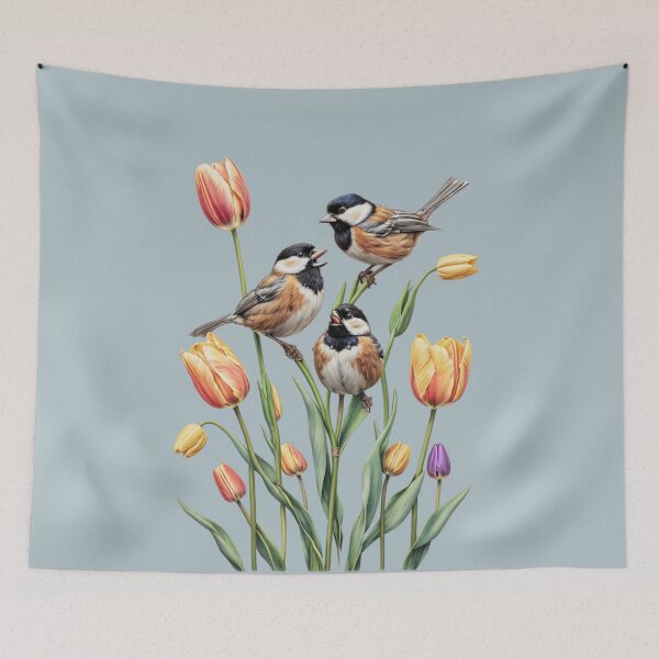 Item preview, Spring Is Here! Birds and Tulips Design designed and sold by Our Bible Journey.