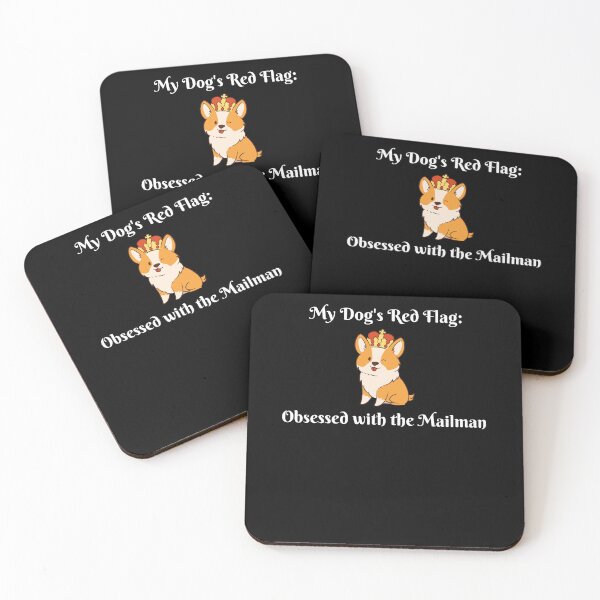 Item preview, My Dog's Red Flags designed and sold by PandaInkLab.