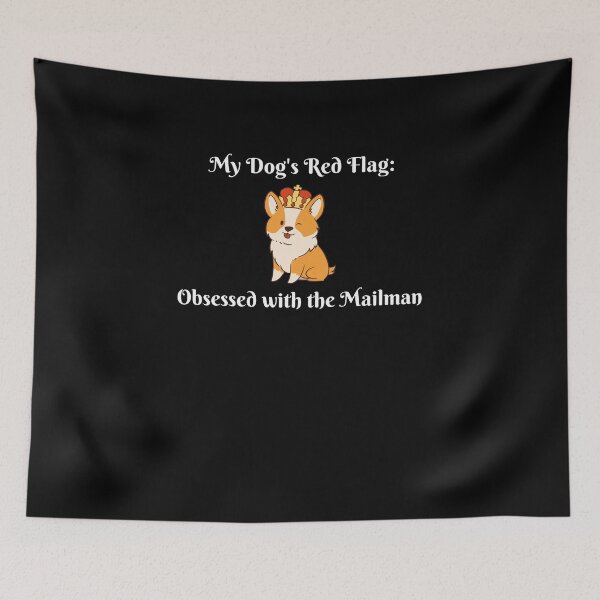 Item preview, My Dog's Red Flags designed and sold by PandaInkLab.