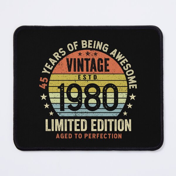 Item preview, 45th Birthday Awesome 45 Years Vintage 1980 designed and sold by eclecTEEq.