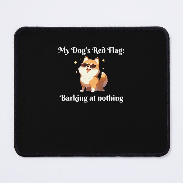 Item preview, My Dog's Red Flags designed and sold by PandaInkLab.