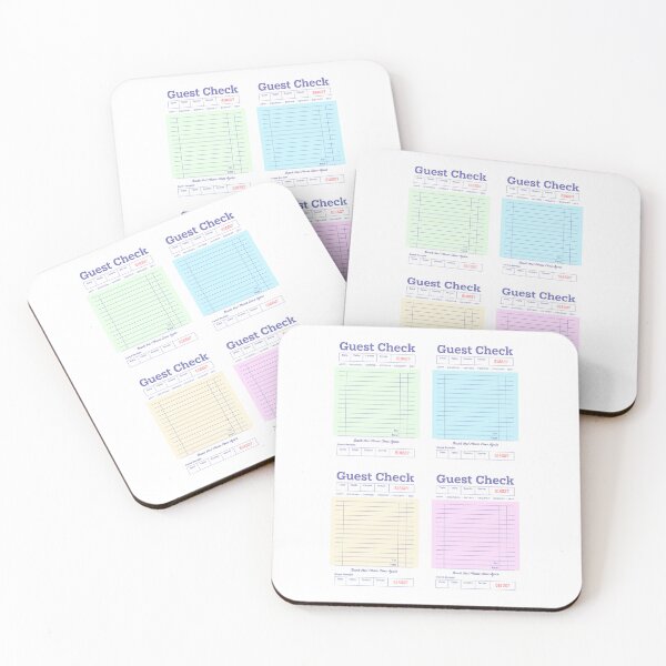 Item preview, Guest Check Sticker Pack designed and sold by abigailwiley.