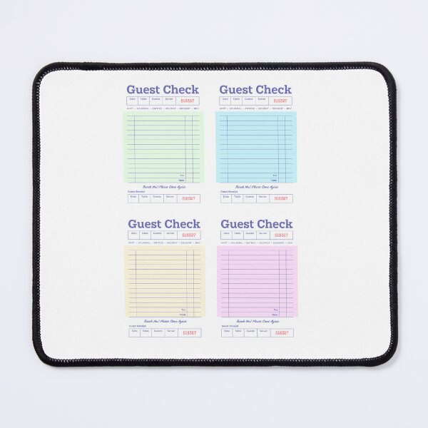 Item preview, Guest Check Sticker Pack designed and sold by abigailwiley.