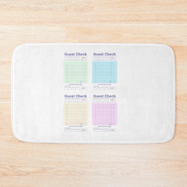 Item preview, Guest Check Sticker Pack designed and sold by abigailwiley.