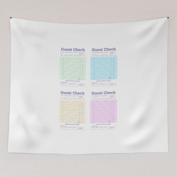 Item preview, Guest Check Sticker Pack designed and sold by abigailwiley.
