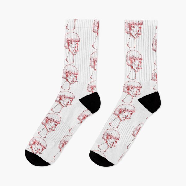 Item preview, Red Sketched face designed and sold by artbyomayma.