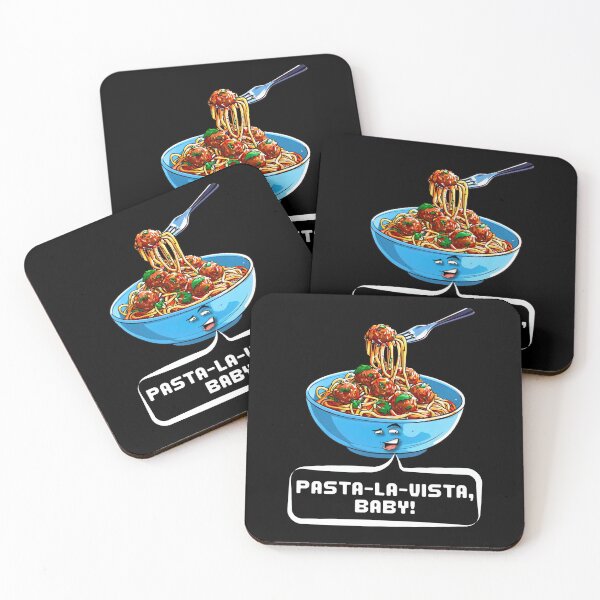 Item preview, Pasta-La-Vista, Baby - Spaghetti Pasta Pun | designed and sold by Lotta Luxxa Lifestyle.