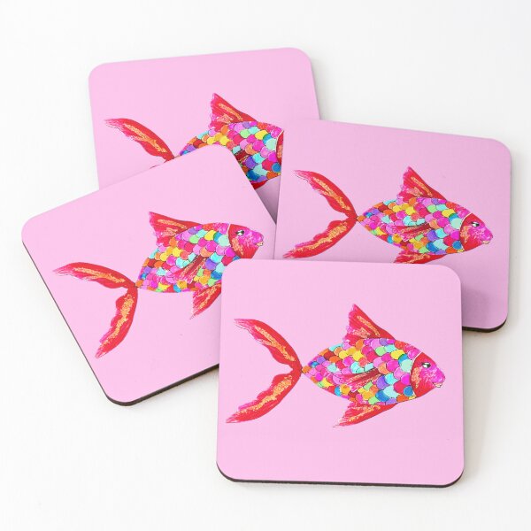 Item preview, Rainbow Fish - Pink, Blue, Glitter - 2 designed and sold by Vision Illustrated.