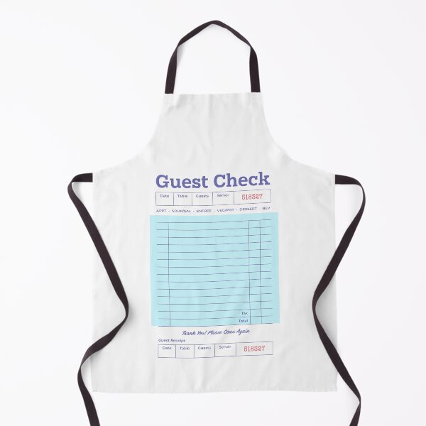 Item preview, Blue Guest Check designed and sold by abigailwiley.