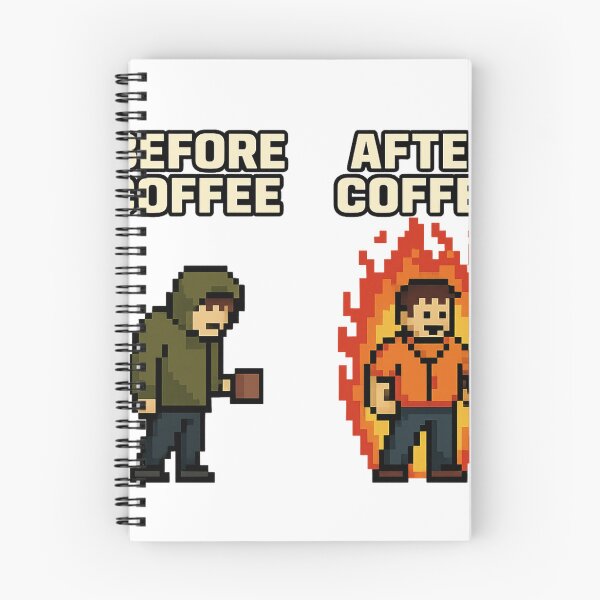 Item preview, Before Coffee / After Coffee – Pixel Glow-Up designed and sold by Loot Locker.